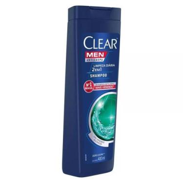 Imagem de Shampoo Anticaspa Clear Men Limpeza Diária 2 em 1 - 400ml - Não Dispon