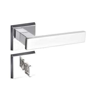 Imagem de Fechadura Retro Banheiro 40mm Roseta Cromada RQ3 411-40PB CR Pado