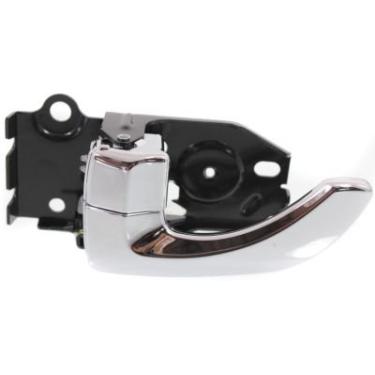 Imagem de Maçaneta interna cromada para substituição original do lado do motorista com botão de trava de porta para Hyundai - REPH462116