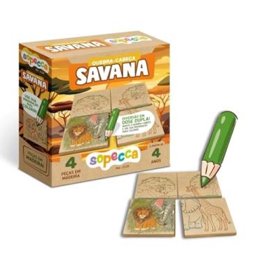 Imagem de Quebra Cabeça Infantil Savana Sopecca - ES28