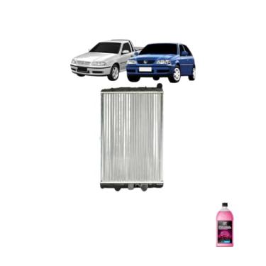 Imagem de Kit Radiador VW Gol Parati 1.0/1.6/2.0 95/08 + Aditivo Orbi Química Rosa 1L