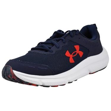Imagem de Under Armour Charged Assert 10 Tênis de corrida masculino, Azul marinho meia-noite/azul marinho/vermelho, 43