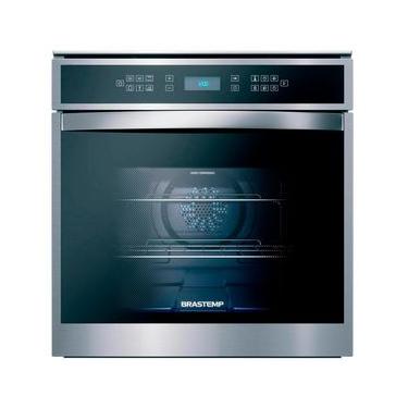 Imagem de Forno de Embutir Elétrico Brastemp 84 Litros Inox com Convecção e Termômetro Meat Control - BOT84AR