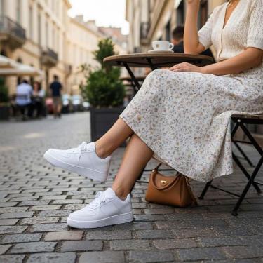 Imagem de Tênis Sneakers Feminino e Masculino Moda Blogueira Social Casual Skate Lindo e Confortável-Unissex