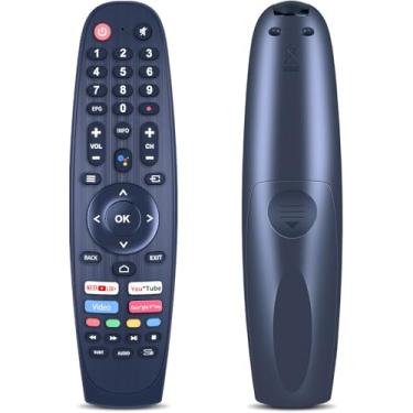 Imagem de RETROSUN Controle remoto de substituição EC32V2HA EC40V2FA para controle remoto SANSUI TV, controle remoto BLAUPUNKT TV, Caixun Android TV, controle remoto ARRQW TV (sem função de voz), FW305