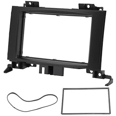 Imagem de aqxreight 2Din Radio Stereo Fascia Frame Dash CD Panel Trim Substituição para Sprinter 2006 Decoração Ideal e um Atraente Mercedes Fascia CD Painel Sprinter para Controle