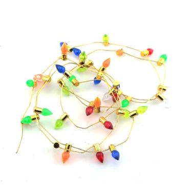 Imagem de TAODAN Mini decorações de Natal de 5 m sem corda de luz falsa adequada para projetos de artesanato DIY e pequena jardinagem decorativa