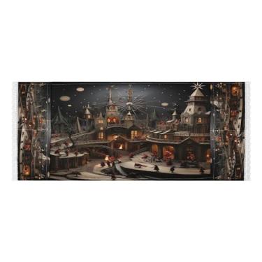 Imagem de Wassud Chritmas Atmosphere(2) capas de lavadora e secadora, protetor superior de lavadora com sacos de armazenamento, capa de geladeira à prova de poeira com bolsos para lavanderia doméstica, cozinha