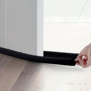 Imagem de Protetor de Porta Duplo Veda Pó Bloqueio Total de Insetos Poeira e Ruí