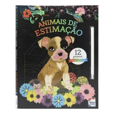 Imagem de Livro - Raspar e Colorir: Animais de Estimação