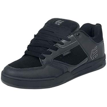 Imagem de Etnies Tênis de skate masculino Cartel, Preto/Preto/Cinza, 8.5