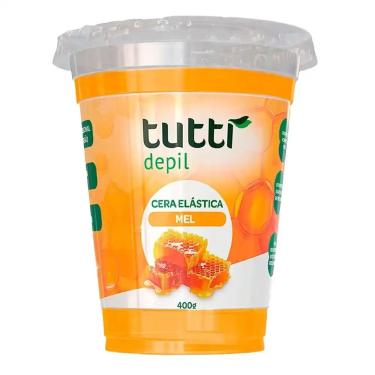 Imagem de Cera Depilatória Elástica Copo Mel Camomila Tutti 400g