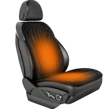 Imagem de Capas de assento de carro universais no inverno, almofada de assento de carro para banco dianteiro com suporte traseiro completo, capa de assento de veículo com fundo antiderrapante, para caminhão