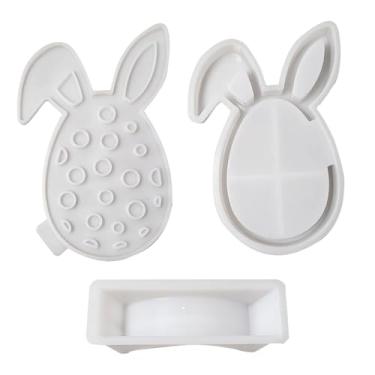 Imagem de Molde De Resina Para Páscoa - Decoração Artesanal Em Resina Epóxi Com Ovo De Coelhinho | Para Criação de Moldes,Para Centro De Mesa Decoração De Casamentos Festas E Lar