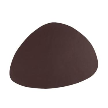 Imagem de Kit Jogo Americano Couro Redondo Retangular Orgânico Mesa Posta Jantar Porta Copos Porta Guardanapo 30cm, 38cm, 45m para Jantar e Churrasco Brasileiro(Orgânico - Café,10)