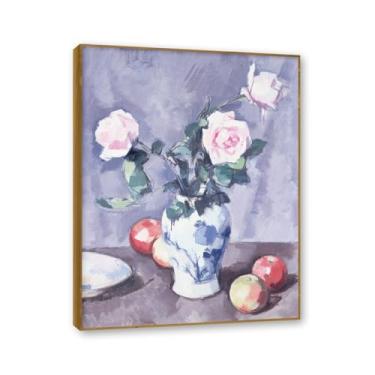 Imagem de Moldura de teca. Arte de parede em tela de especiarias coloridas e colher de tempero | Decoração de cozinha vintage | Arte moderna para casa e sala de jantar. B109. 30 x 40 cm - 11,8 x 15,7 pol