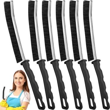Imagem de BOLVOA Escova de limpeza de fendas, escovas de cerdas duras multiuso para limpeza profunda de cozinha, banheiro, argamassa, pia, xícara, bule, garrafa, liquidificador, cantos, espaços apertados e mais