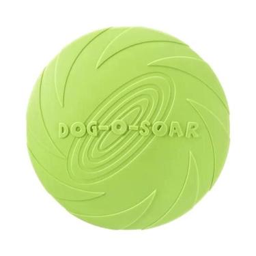 Imagem de Brinquedo De Disco Voador De Silicone Resistente a Mordidas Para Cães 