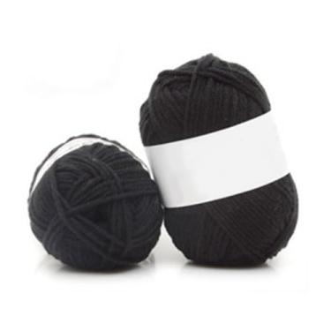 Imagem de Fio de caxemira para crochê e tricô, fio de algodão respirável, ideal para panos de prato, roupas, pegadores de panela, suéteres, 1 bola