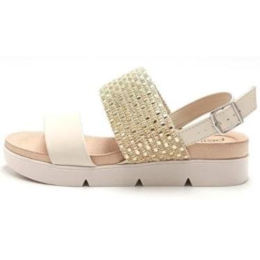 Imagem de Sandalia Beira Rio Tiras Largas Com Detalhe Tramado-Feminino