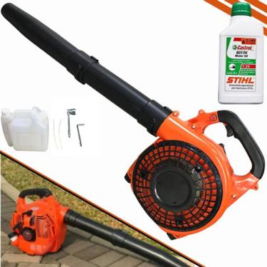 Imagem de Soprador De Folhas 26cc a Gasolina Importway + Oleo Lubrificante Stihl 2T