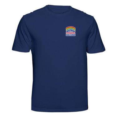 Imagem de Camiseta Pentecostal Deus é Amor Cor:Azul MarinhoTamanho:GG, Azul mari