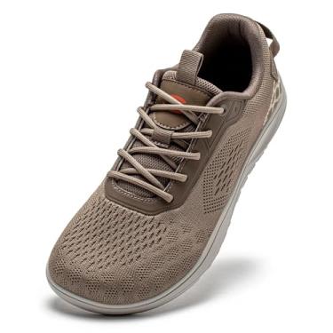 Imagem de HOBIBEAR Tênis minimalista de corrida unissex para trilha sem cadarço, Marrom, 6 Wide Women/5 Wide Men