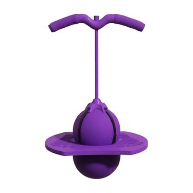 Imagem de Bola Saltitante,Brinquedo de Treino de Habilidades com Alça Saltitante - Bola com Plataforma de Salto - Para Crianças Adultos Meninos Meninas Uso em Casa Sala de Estar Interior e