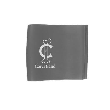 Imagem de Faixa Elástica Carci Band Cinza Resistência Super Forte 1,5M - Exercícios E Fisioterapia de Reabilit-Unissex