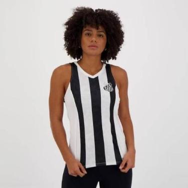 Imagem de Camisa Santos Clipped Feminino - Futfanatics, P