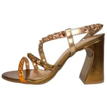 Imagem de Sandália Feminina com Spike Salto Medio Cacci 4200.77225-Masculino