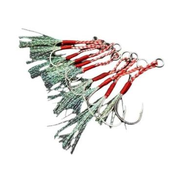 Imagem de 20/40/60 Peças De Anzóis De Pesca Com Plumas, Isca, Acessórios Para Ca