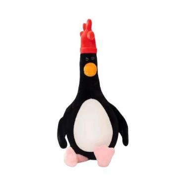 Imagem de Pelúcia De Pinguim Preto Macio Wallace Gromit, Boneco De Anime Fofo, P