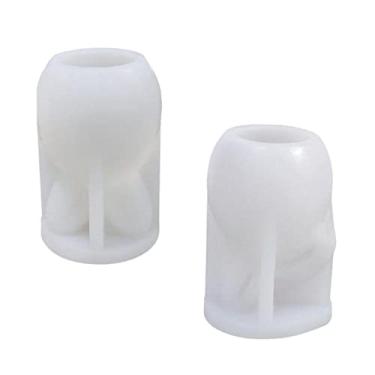 Imagem de 5sssallefaa Vela de coelho de silicone para artesanato de argila de resina DIY