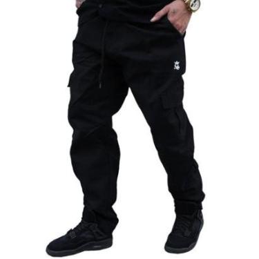 Imagem de Calça Reta CARGO PRETA Masculina Sarja The LEBRON J.-Masculino