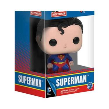 Imagem de DC Super Hero Justice League Superman Figura Coleção Chaveiro Brinqued