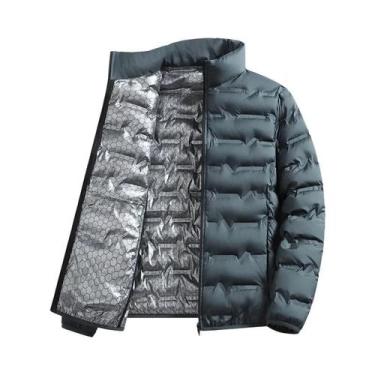 Imagem de Jaqueta De Inverno Masculina Para Caminhadas, À Prova De Vento, Parka 