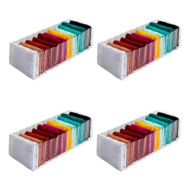 Imagem de VB HOME ORGANIZADORES, Colmeia Organizadora Bebe Toda Transparente 40x15x10 Kit 4