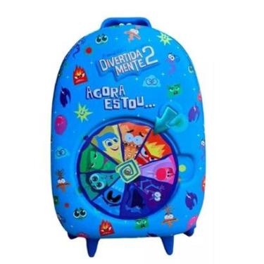 Imagem de MOCHILA CARRINHO RODAS TRIPLA DIVERTIDAMENTE ROLETA 3D MAXTOY-Feminino