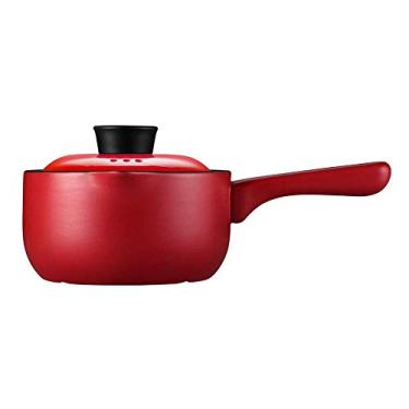 Imagem de U5GAAALPPQ9 Caçarola pequena de suplemento de comida para bebê, macarrão instantâneo, pote de leite quente, caçarola isolada