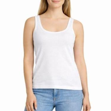 Imagem de Regata Feminina Viscolycra Básica Conforto Casual-Feminino