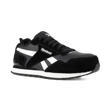 Imagem de Reebok Tênis feminino Harman Safety Toe clássico para trabalho, Preto/branco, 10.5 Wide