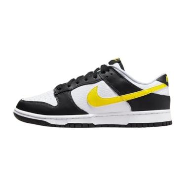 Imagem de Nike Tênis masculino Dunk Low, Preto, amarelo, branco óptico, 45