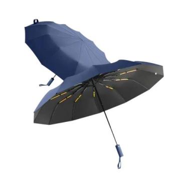 Imagem de Guarda-chuva De Negócios Unissex Reforçado Com 24 Varetas, Resistente 