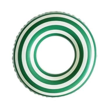 Imagem de Boia Inflável Para Bebês Olive Com Dupla Camada Isolante E Listras, Ac