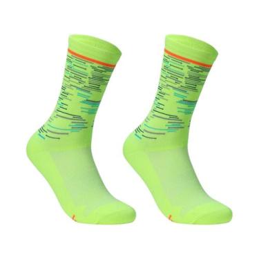 Imagem de Meias Esportivas Unissex Para Atividades Ao Ar Livre Ciclismo Corrida 