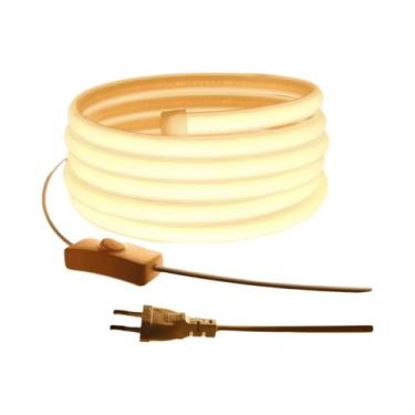 Imagem de Fita De LED COB À Prova d'Água 110V 220V, Tubo De Silicone Flexível Ne