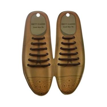 Imagem de Conjunto De 12 Cadarços De Silicone Elásticos Sem Laço Para Tênis De C