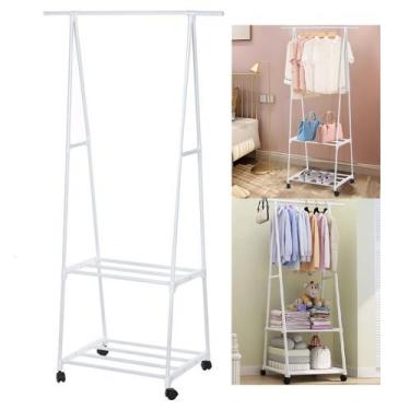 Imagem de Arara Organizador de Roupas Sapatos Closet Sapateira Casa Prateleira M