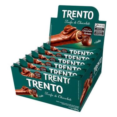 Imagem de Rolinhos Wafer Trento Trufa de Chocolate c/16